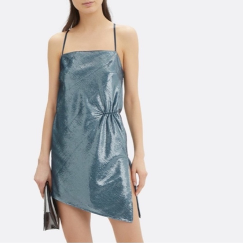 Michelle Mason Tinsel Mini Dress